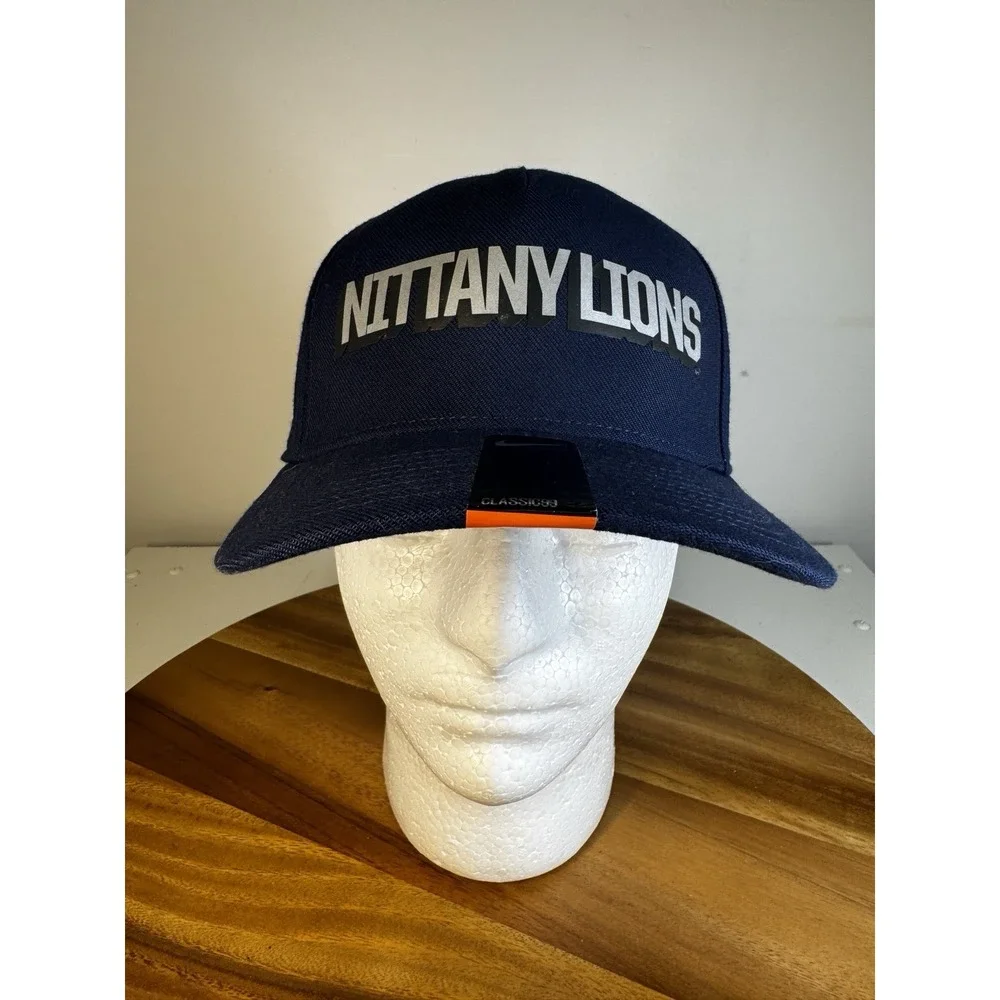 Nike Penn State Nittany Lions Verbiage Swoosh Flex DNA Navy Classic 99‎ Hat